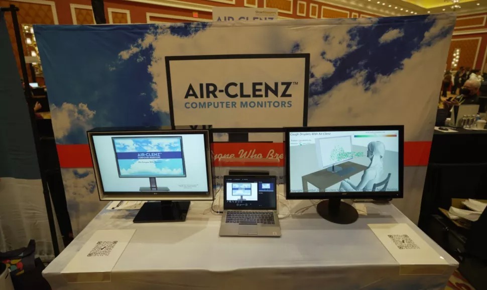 Air-Clenz Monitor dengan  pembersih udara