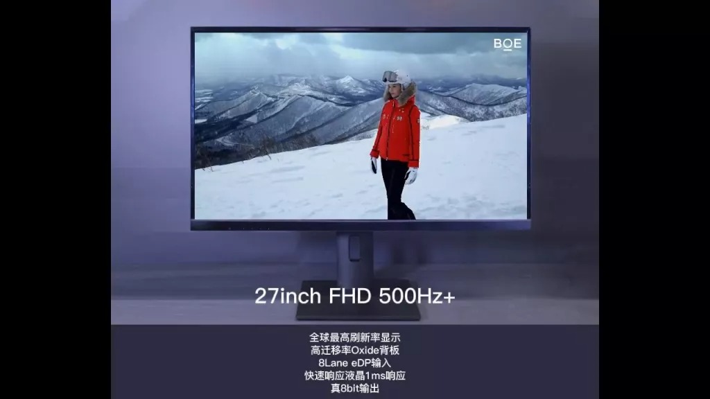Monitor 500Hz BOE