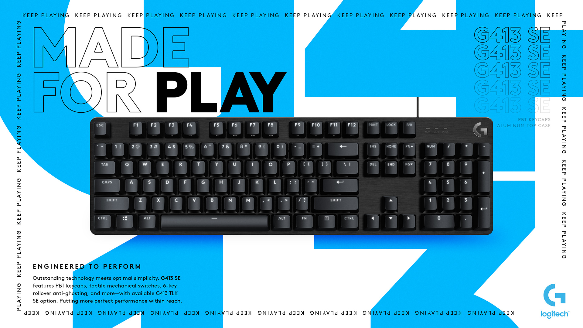 Logitech Luncurkan Keyboard Gaming Logitech G413 SE/TKL SE 12 Logitech G413 SE
