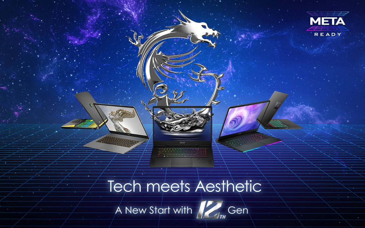 Laptop gaming MSI, Intel Gen 12 H series