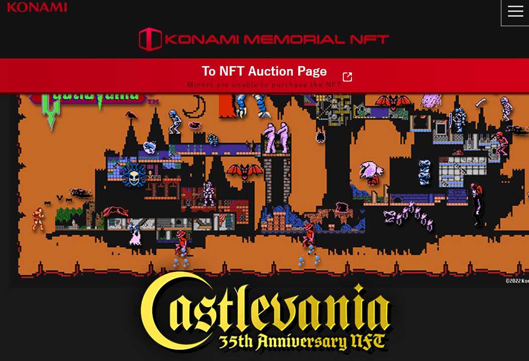 castlevania nft
