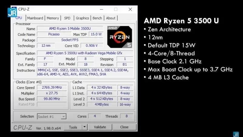 cpuz ryzen 5