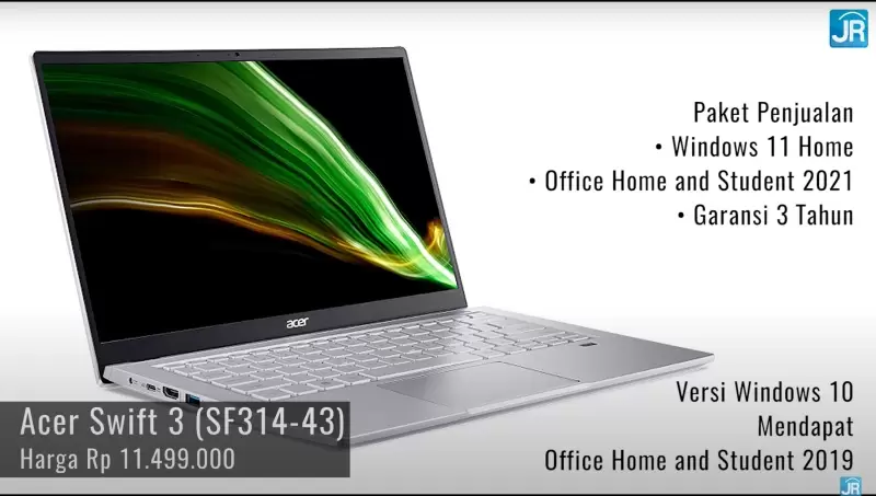 Review Acer Swift 3 Ryzen 5000 (SF314-43): Kencang dgn AMD Ryzen 5000 1 harga