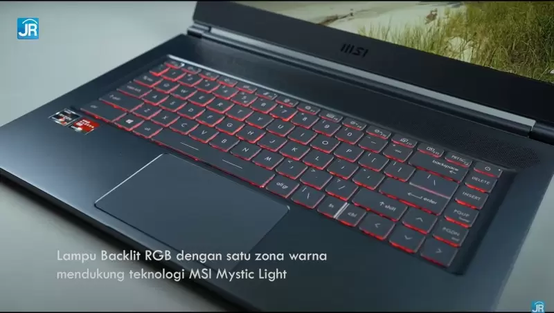 Review MSI Delta 15 A5EFK-050ID: Laptop Gaming AMD Advantage yang Kencang dan Tidak Mahal 26 keyboard 6