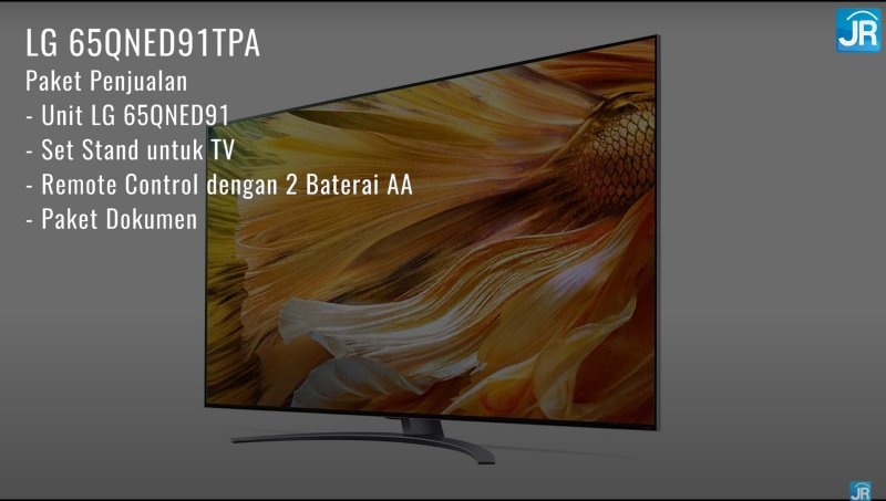 Review Smart TV LG 65QNED91: Memukau dgn Quantum Dot, Nano Cell, dan Mini LED 3 paket penjualan