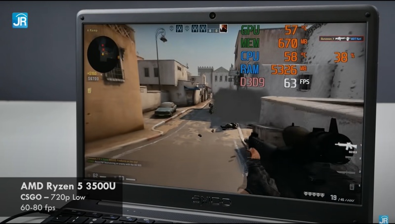 tes gaming ryzen 5 2