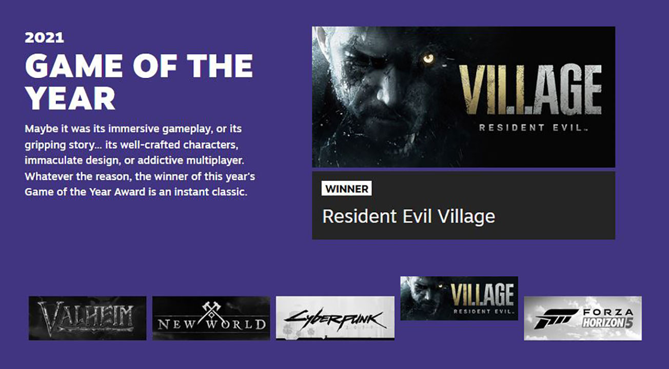 the steam awards 2021