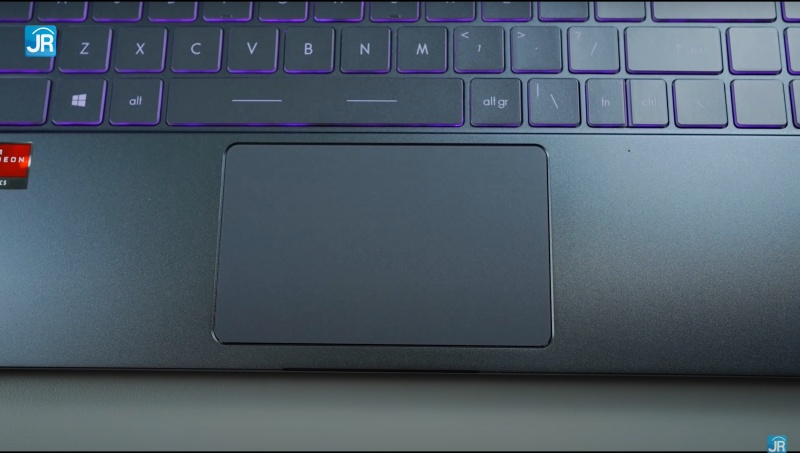 Review MSI Delta 15 A5EFK-050ID: Laptop Gaming AMD Advantage yang Kencang dan Tidak Mahal 28 touchpad 4