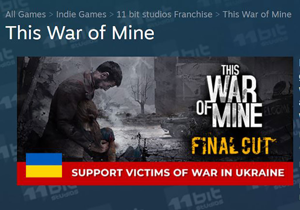Keuntungan Game This War of Mine Akan Dialihkan ke Korban Perang Ukraina 13 this war of mine