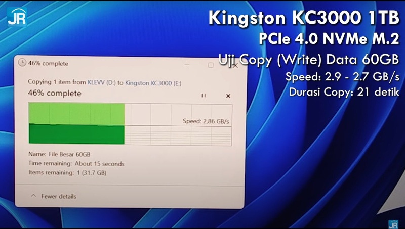 Kingston KC3000 1TB 20