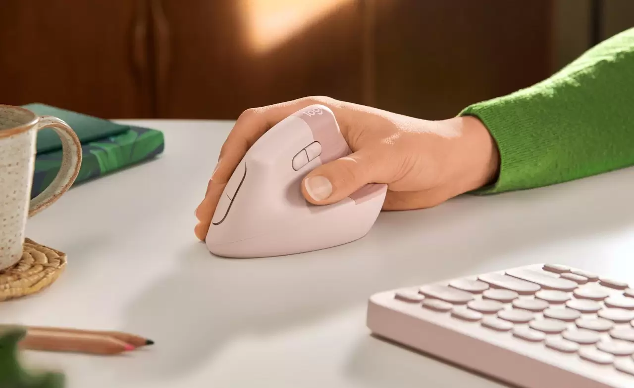 Lift, Mouse Ergonomis Vertikal Dari Logitech 25 LIFT Vertical Ergonomic Mouse