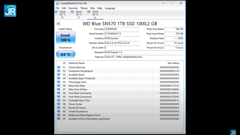 WD Blue SN570 SSD 5