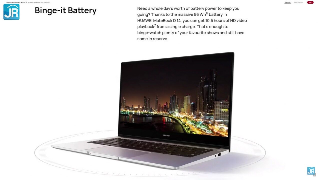 Review Huawei MateBook D14 11th Gen: Penampilan Cakep, Produktivitas Lancar 7 review Huawei Matebook D14 11th Gen