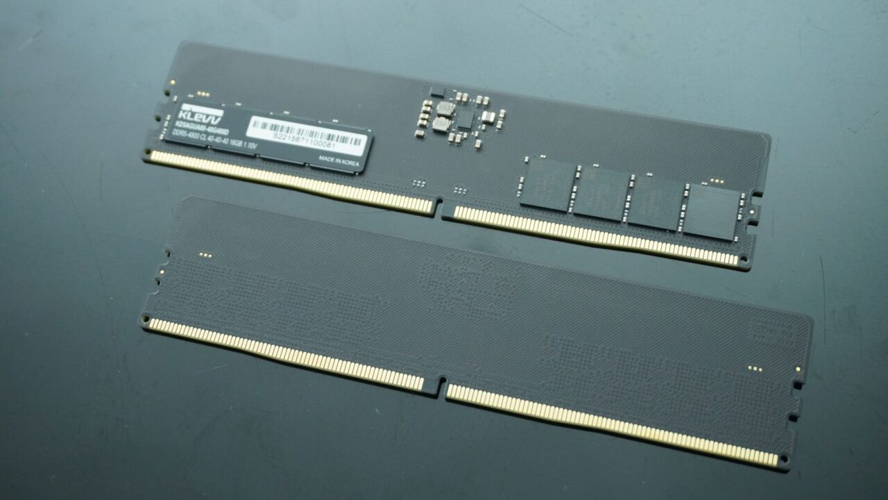 Optimalisasi RAM DDR5: Tuning Klevv DDR5-4800 ke DDR5-6400 4 12 RAM Klevv Standard DDR5 4800CL40 2x16GB