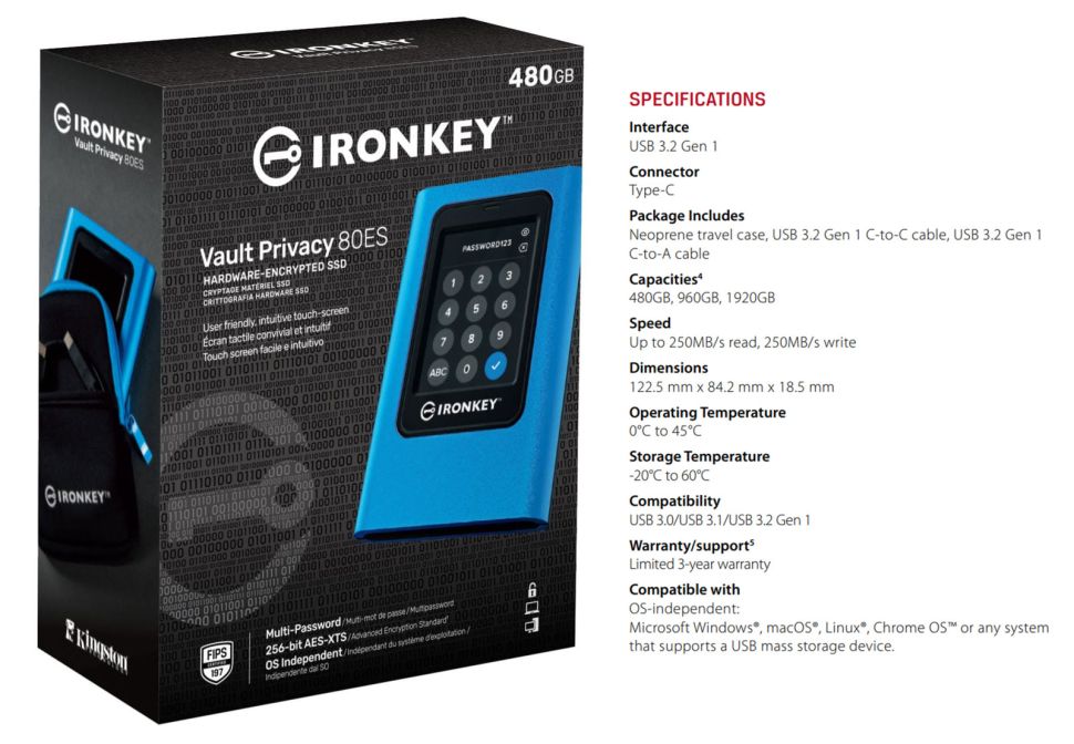 Ironkey SSD Kingston