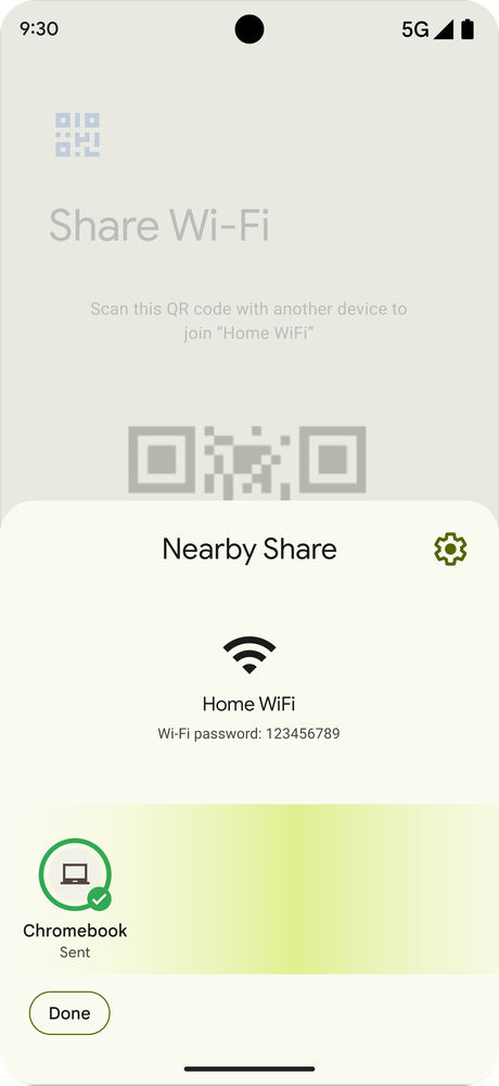 Nearby Share Wi-Fi