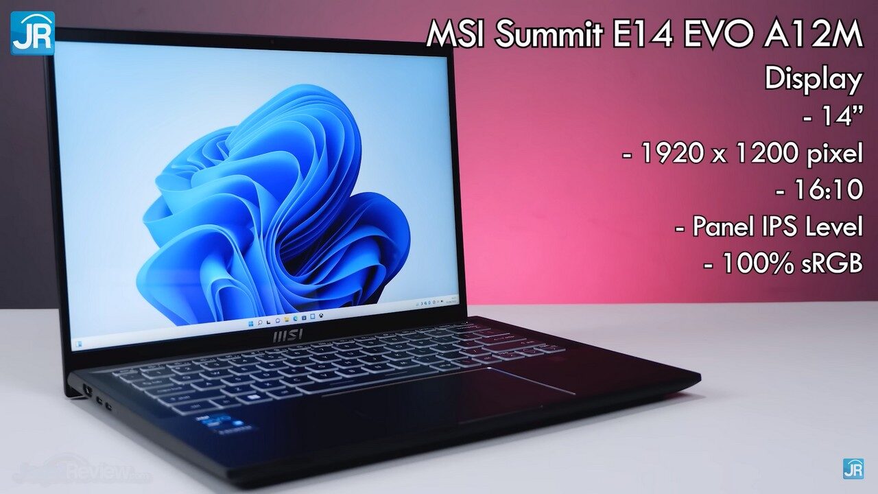 Review MSI Summit E14 EVO A12M: Laptop Tipis 12 Core Paling Murah 3 review MSI Summit E14 Evo A12M (7)