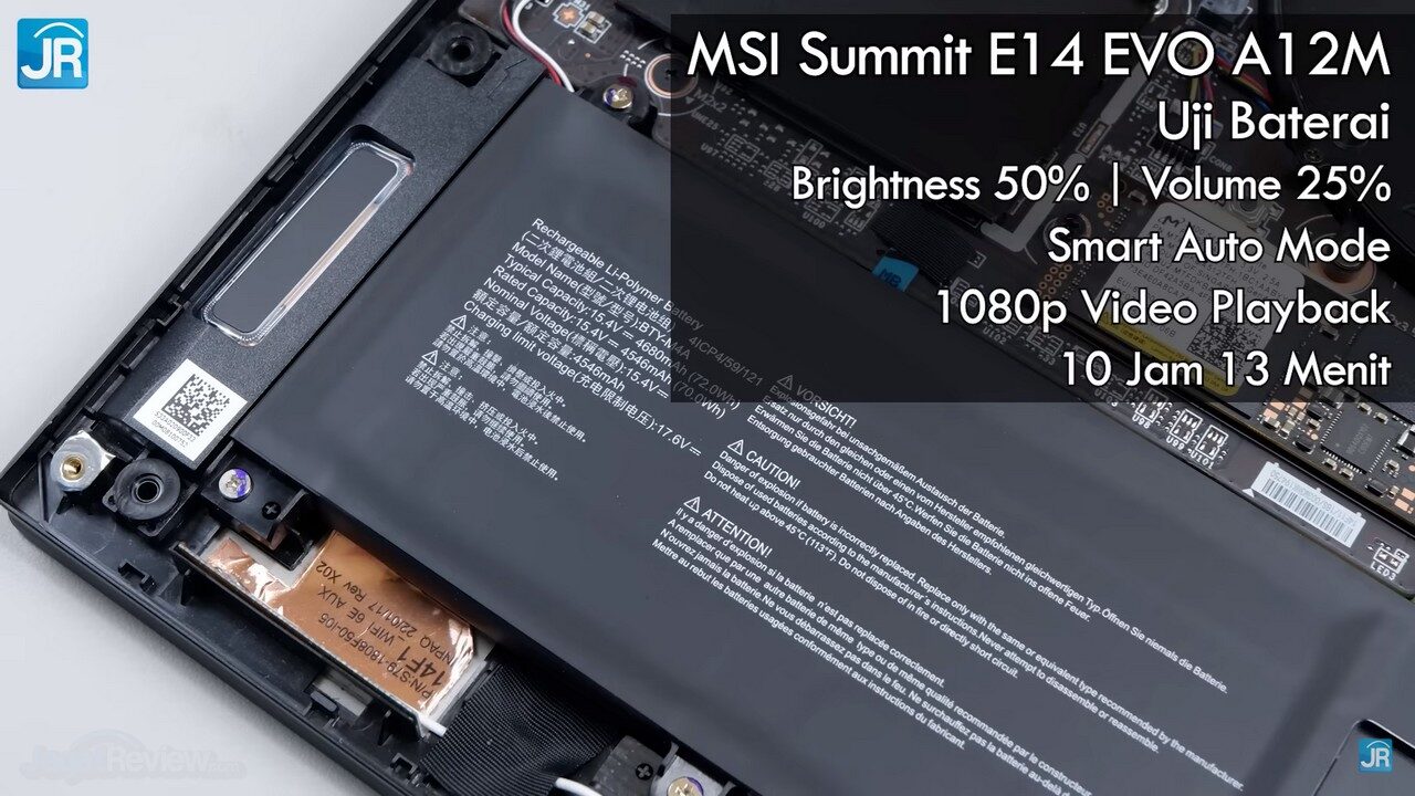 review MSI Summit E14 Evo A12M 67