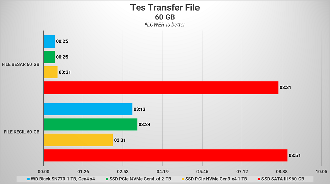 Review Storage: WD_BLACK SN770 1TB 9 6