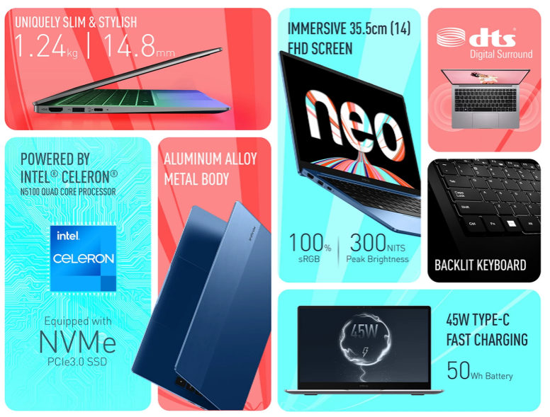 Infinix INBook X1 Neo Diluncurkan dengan Intel Celeron N5100 2 Infinix INBook X1 Neo