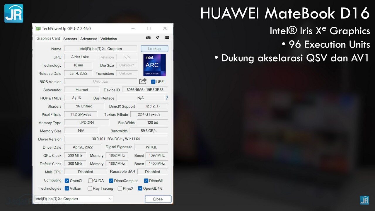 review huawei Matebook D16