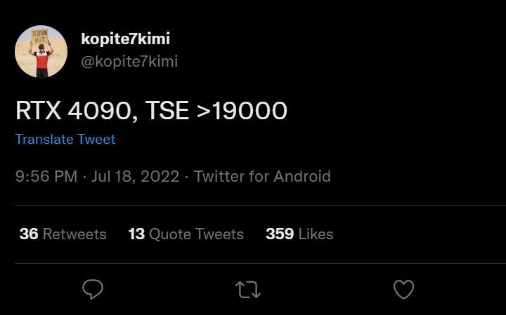 Bocoran Benchmark Nvidia RTX 4090 Beredar 2 Screenshot 5627