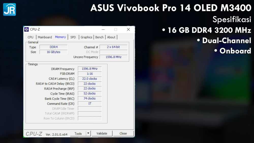 Review ASUS Vivobook Pro 14 OLED M3400: Laptop AMD Ryzen H Series Murah dengan OLED 2.8K 90 Hz 5 ASUS Vivobook Pro 14 OLED M3400 4