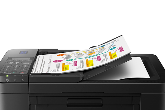 Fitur Automatic Document Feeder pada printer TR4670S dan E4570