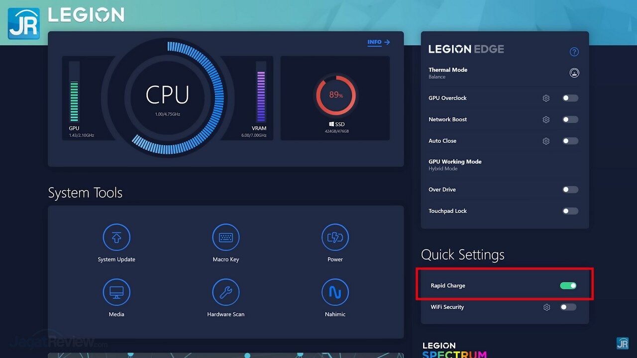 Review Lenovo Legion 5 2022 AMD Ryzen 6000 H Series 71
