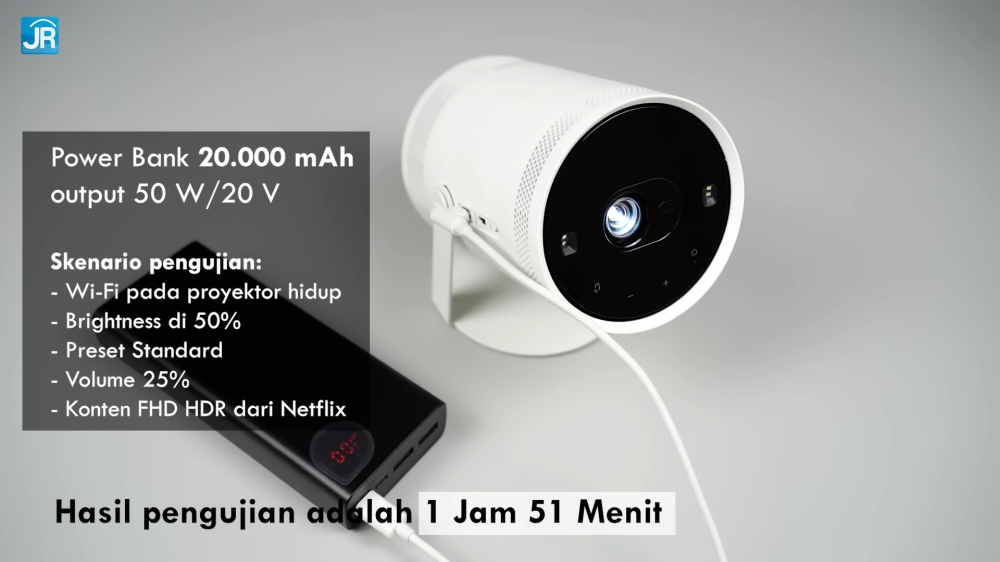 Review Samsung The Freestyle: Proyektor Portable 1080P dengan Desain Unik dan Bisa Pakai Powerbank 6 Samsung The Freestyle 32