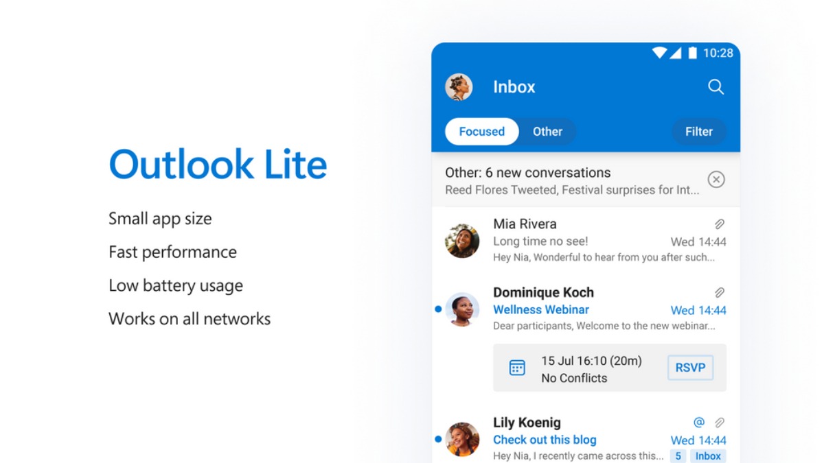 Microsoft Outlook Lite untuk Android Dirilis 11 c66dd383d7292ad265d467a8319b6738