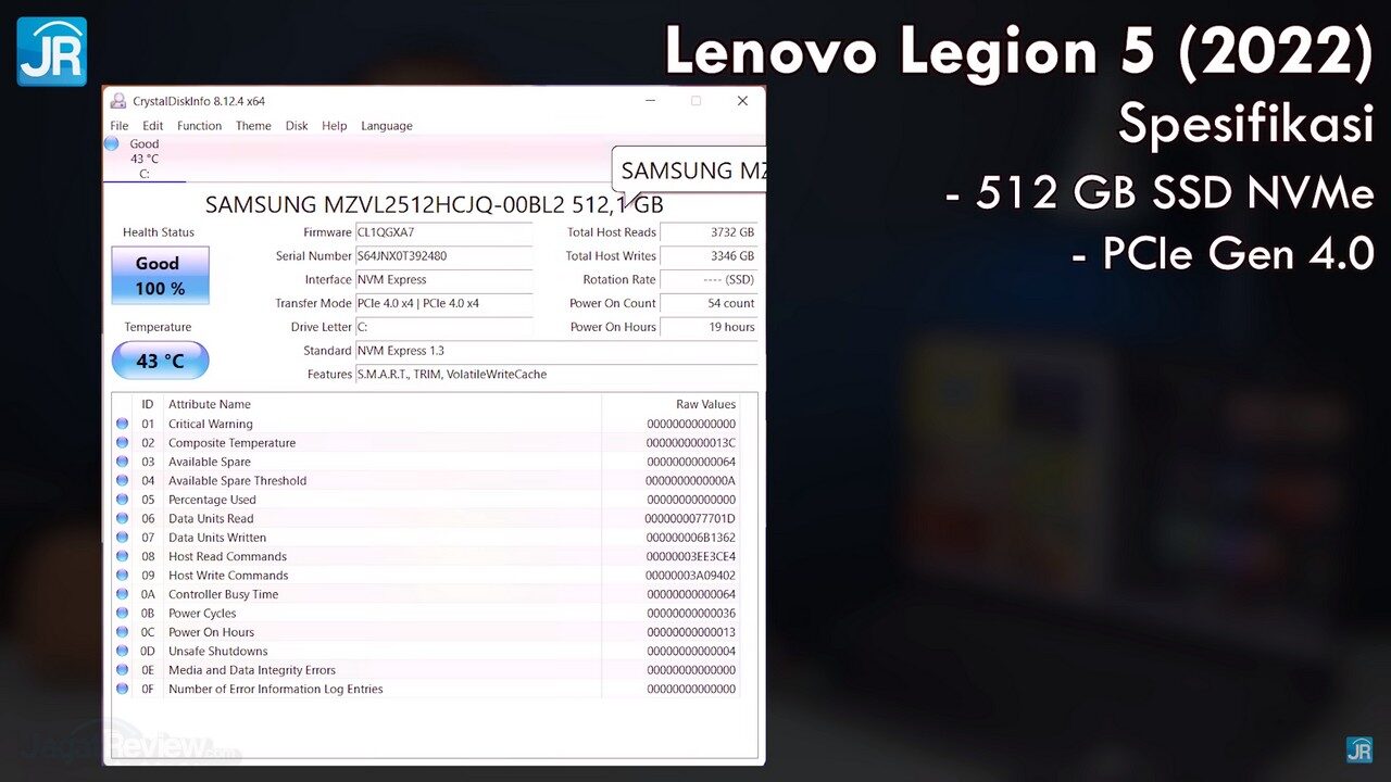 review Lenovo Legion 5 (2022) AMD Ryzen 6000H