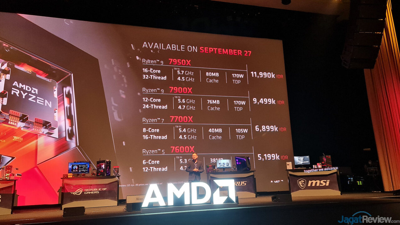 Harga Mulai 5 Jutaan, CPU AMD Ryzen 7000 Series Resmi Hadir di Indonesia 2 AMD Ryzen 7K Launch 02