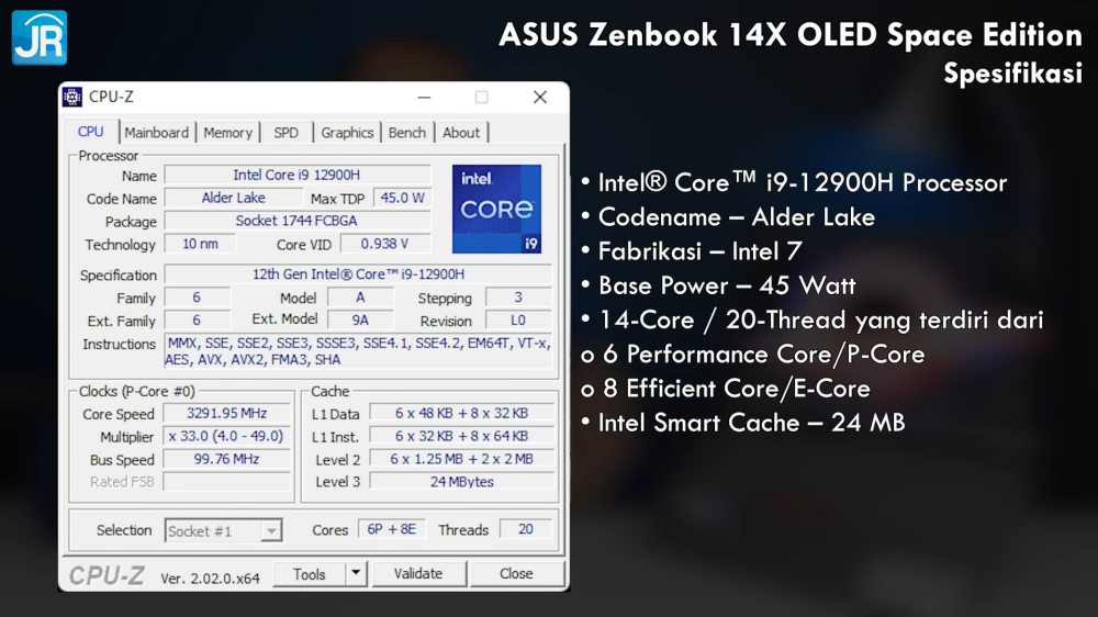Review ASUS Zenbook 14X OLED Space Edition UX5401: Laptop Luar Angkasa yang Kencang, Tipis dan Ringan 4 ASUS Zenbook 14X OLED Space Edition UX5401 7