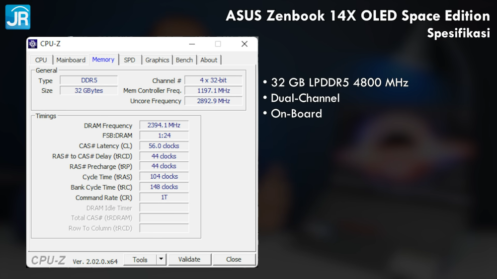 ASUS Zenbook 14X OLED Space Edition UX5401 9