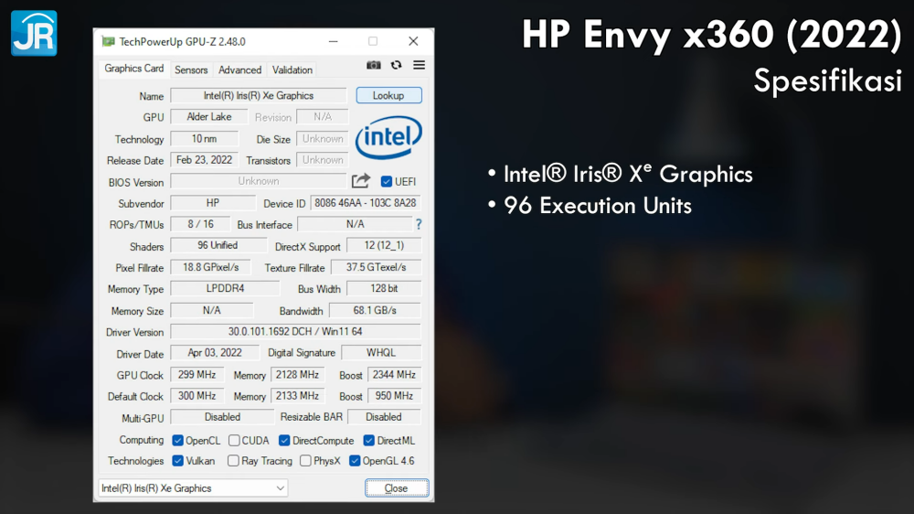 HP Envy x360 13 bf0042TU 2029