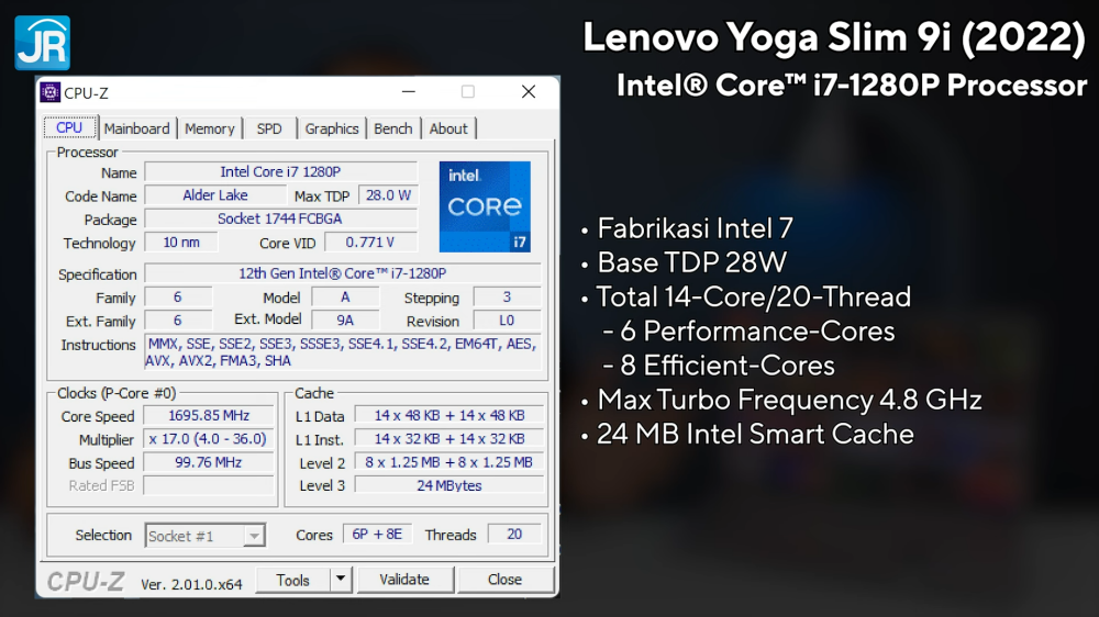 Lenovo Yoga Slim 9i 14IAP7 5