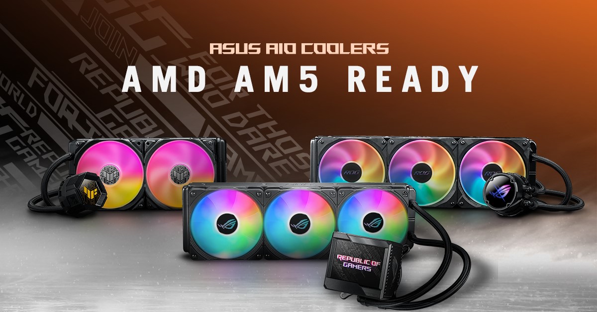 AMD AM5 ASUS AIO Cooling