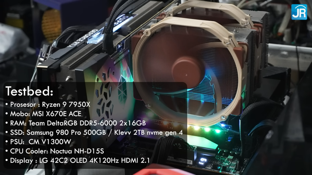 MSI GeForce RTX 4090 SUPRIM X 24G testbed