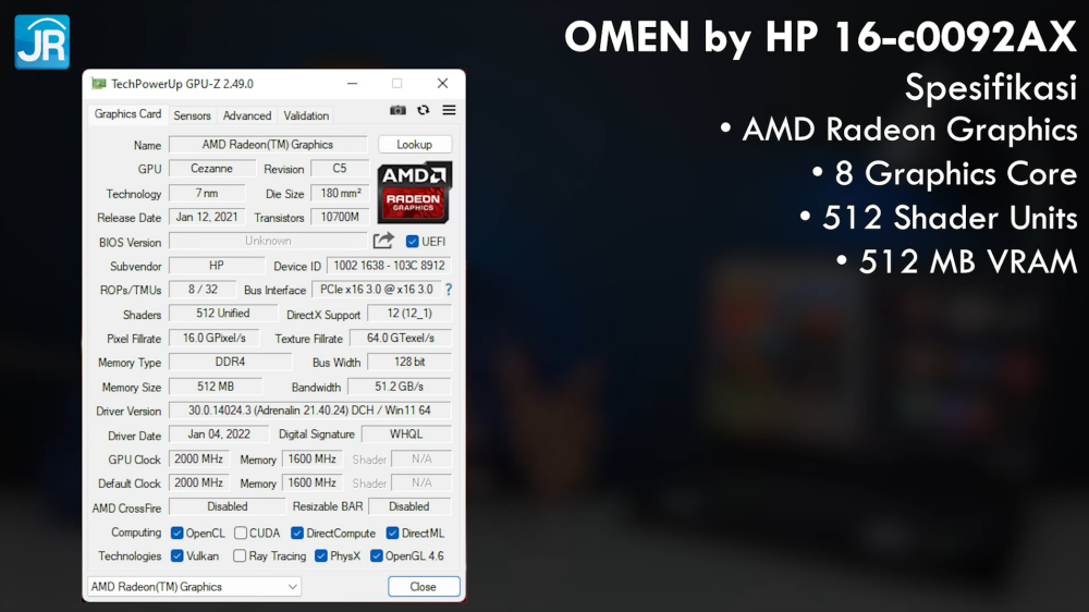 OMEN by HP 16 c0092AX 2027