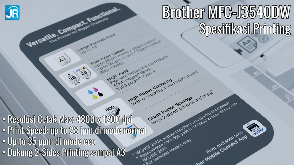 Review Brother MFC J3540DW 20