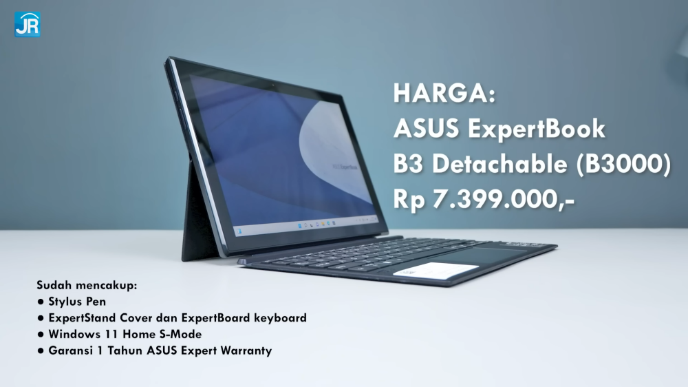 Review ASUS Expertbook B3 Detachable (B3000): Tablet Windows Snapdragon Murah, Baterai Super Awet 38 ASUS Expertbook B3 Detachable B3000 45