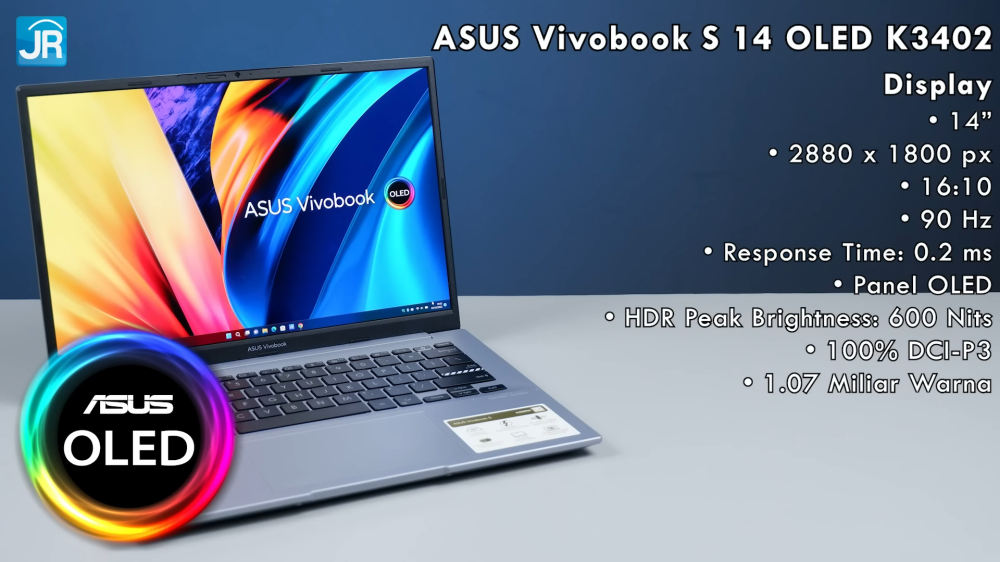 Review ASUS Vivobook S 14 OLED K3402: Laptop EVO Murah, Kencang, dan RAM Upgradeable 13 ASUS Vivobook S 14 OLED K3402 15