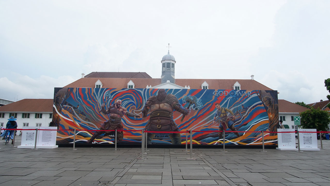 Rayakan Rilis God of War Ragnarok, Playstation Asia Racik Mural di Kota Tua Jakarta! 15 f7220a26f9a0671343912c0dae1eafae
