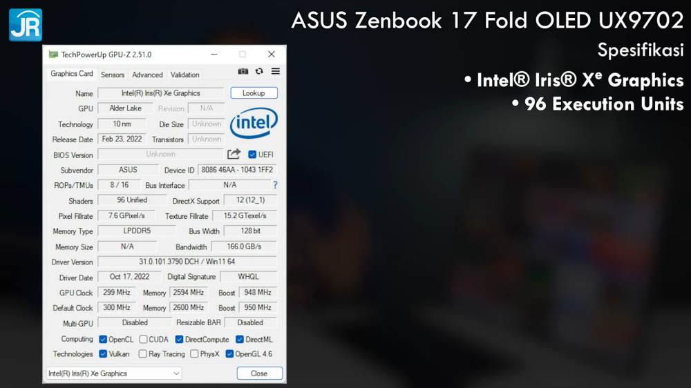Review: ASUS Zenbook 17 Fold OLED UX9702: Laptop Layar Sentuh dan Lipat 17 ASUS Zenbook 17 Fold OLED UX9702 5