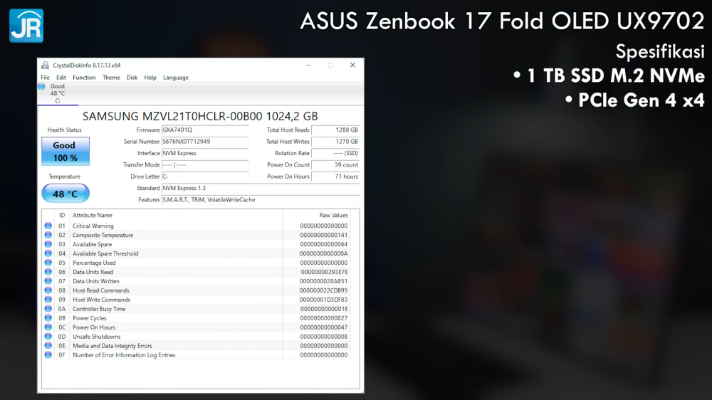 Review: ASUS Zenbook 17 Fold OLED UX9702: Laptop Layar Sentuh dan Lipat 17 ASUS Zenbook 17 Fold OLED UX9702 7