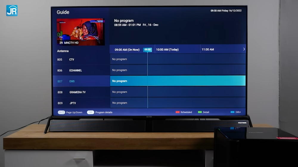Polytron Smart Cinemax Soundbar Google TV PLD 50BUG5959 24