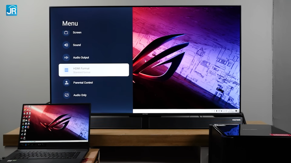 Polytron Smart Cinemax Soundbar Google TV PLD 50BUG5959 40