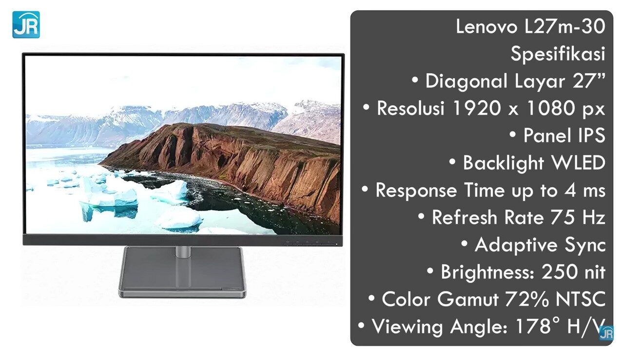 Review Monitor Lenovo L27m-30 (4)