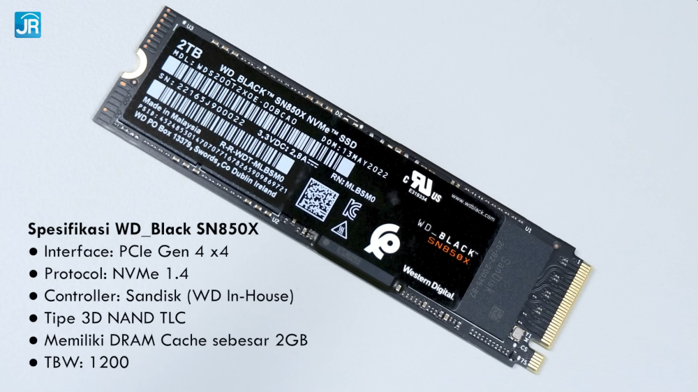 WD BLACK SN850X 2TB 6
